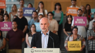 Rodríguez Larreta: “El Gobierno nacional nunca más le va a poder sacar fondos arbitrariamente a las provincias”