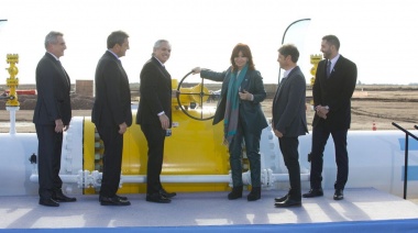 El Gobierno buscó mostrarse unido en la inauguración del Gasoducto Néstor Kirchner