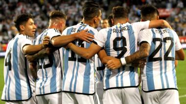 Argentina goleó a Jamaica, en el cierre de la gira previa a Qatar