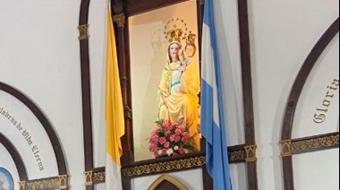 La Plata: Robaron la corona de oro de la Rosa Mística y el párroco pidió su devolución