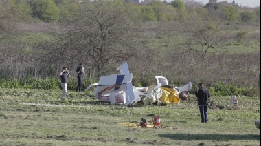 Un instructor de vuelo y su alumno fallecieron al caer una avioneta en Berazategui