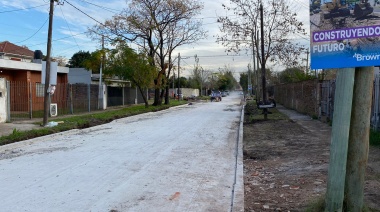Avanza el plan de pavimentación en Rafael Calzada