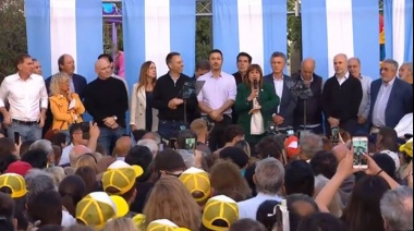 “El único cambio real es JxC”, subrayó Bullrich al cerrar su campaña junto a Macri