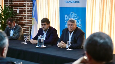 El ministro de Transporte bonaerense se reunió con empresarios