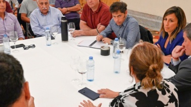 Kicillof junto el sector pesquero: “El proyecto del Gobierno nacional pone en riesgo el trabajo"