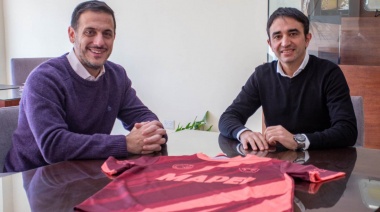 Julián Álvarez y Luis Chebel se reunieron en vísperas de la Maratón del Club Lanús