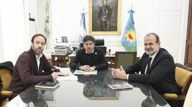 Kicillof se reunió con el intendente de Bahía Blanca