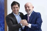 Kicillof fue recibido por Lula da Silva